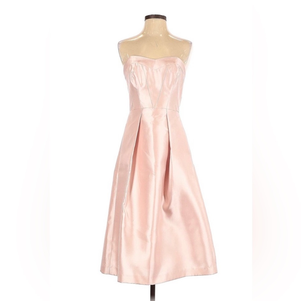 New! Shoshanna strapless dress blush color size 8